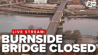 Burnside Bridge in Portland, Oregon closed until further notice because of mechanical issue