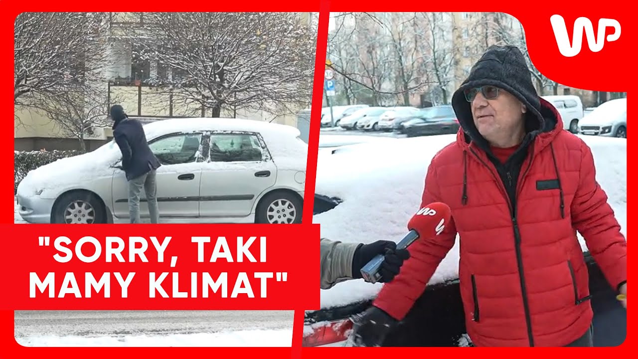 Atak zimy w Warszawie. Kierowcy reagują: Sorry, taki mamy klimat #wiadomości  #polska #zima