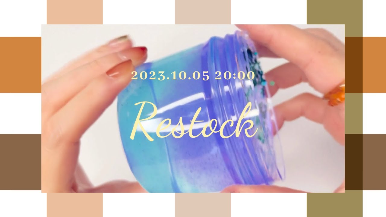 [2023.10.05 20:00]Restock Menu - YouTube