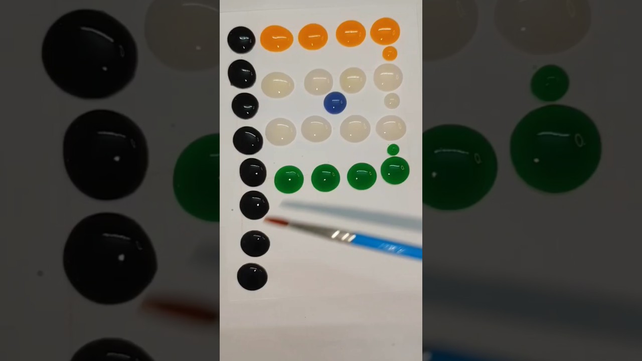 🟠⚪🟢#colours #shortsvideo #satisfyingasmr