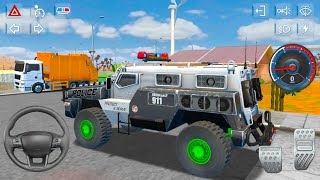 Open City Police Officer Special Operation Armored Truck Stolen Car Chasing Duty - Android Gameplay.