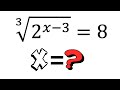 ¿Sabrías resolver esta curiosa ECUACIÓN?  OLIMPIADA MATEMÁTICA