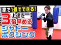 【自宅】家で一畳でできる！上達を3倍早めるシャドーボクシング〜キックボクシング上達のために〜