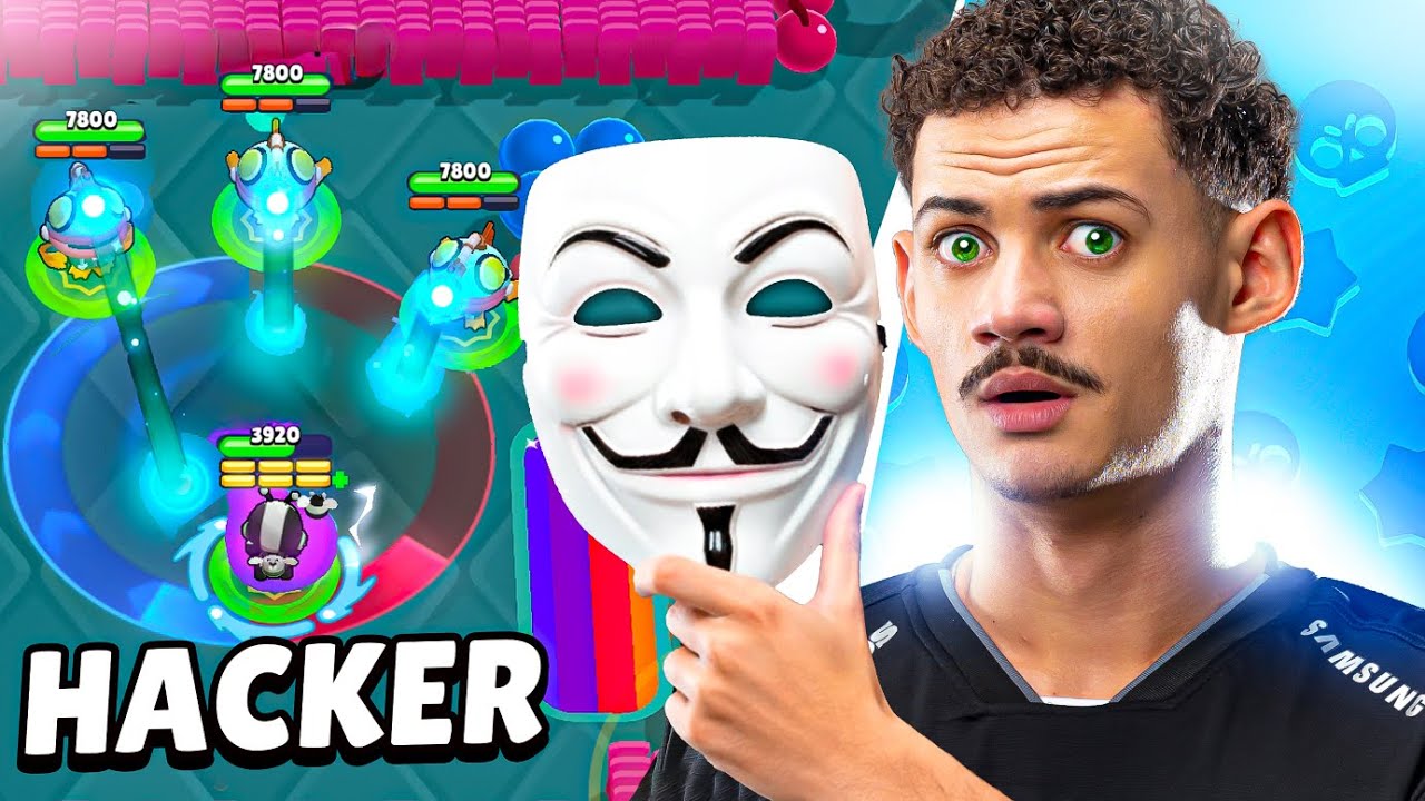 GANHEI de um HACKER USANDO o NOVO BRAWLER GLOWBERT!