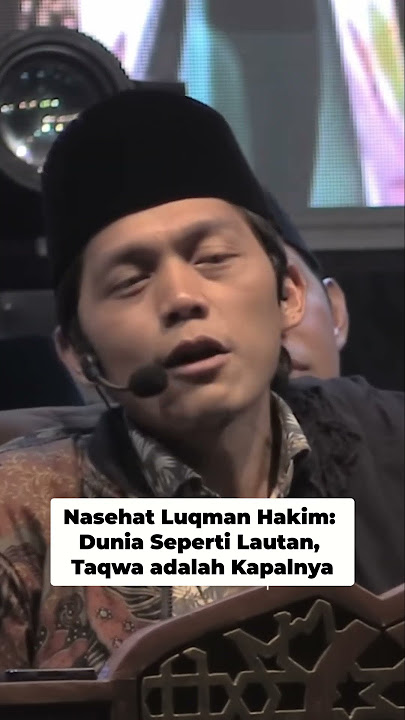 Nasehat Luqman Hakim: Dunia Seperti Lautan, Taqwa adalah Kapalnya | Gus Iqdam Muhammad #taqwa