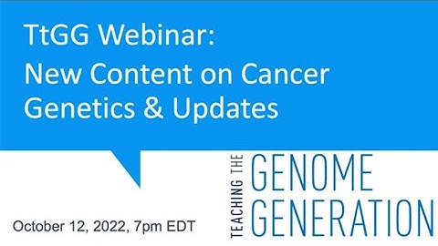 TtGG: Cancer Genetics for High School