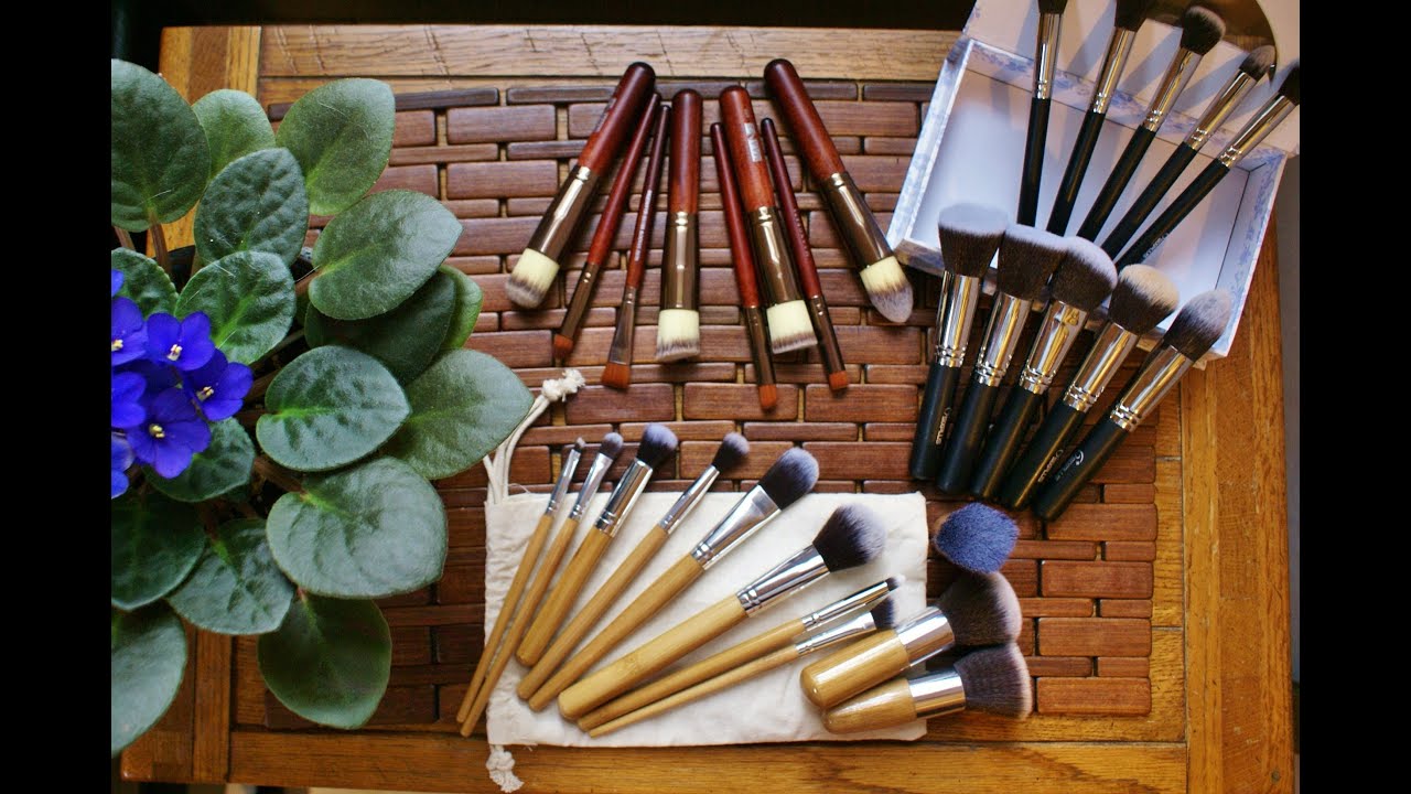 10 Piece Italian Badger Makeup Brush Set Mugeek Vidalondon