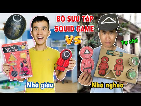 Bộ Sưu Tập Đồ Chơi SQUID GAME Của Con Nhà Giàu Và Con Nhà Nghèo Có Gì Khác?