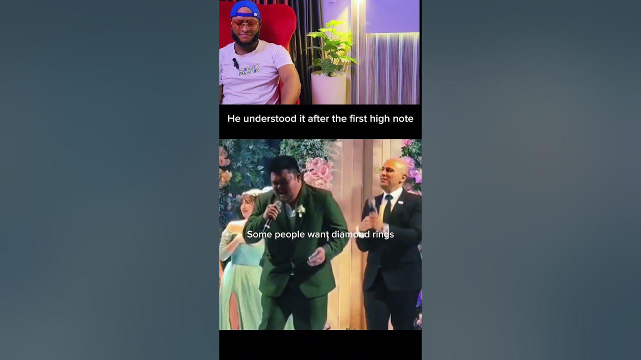 Bro stole the bride 😭🤣 #singing #cover