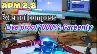 APM 2.8 External compass part 3||External compass setting,#apm2.8,#flightcontroller,#gps,#diy