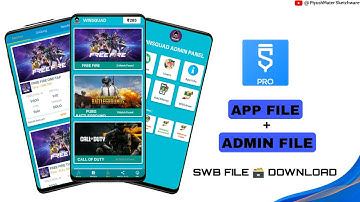 🎯 "Free Fire Tournament App + Admin Panel in Sketchware | SWB File Download 🔥" 2025