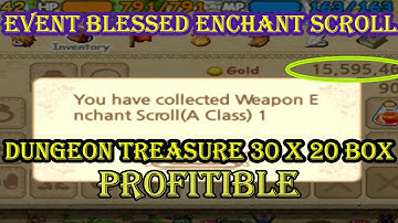 TWOM IMO PART 11 : Open 20 x Dungeon Treasure 30 ! Event Blessed Enchant Scroll Make Profitible !!!