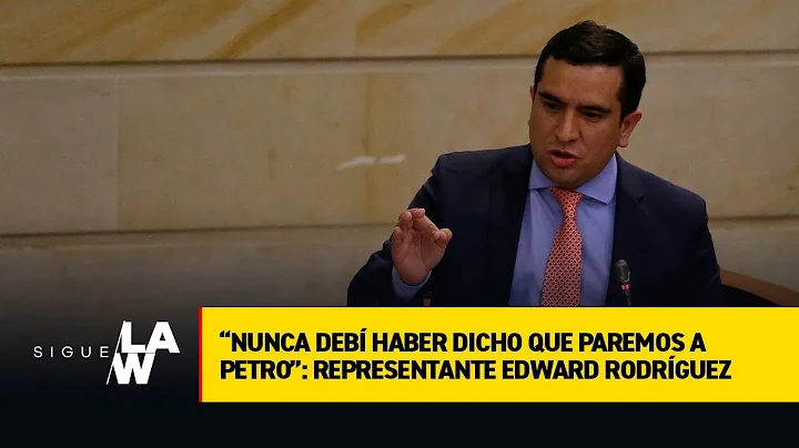 Nunca deb haber dicho que paremos a Petro: represe...