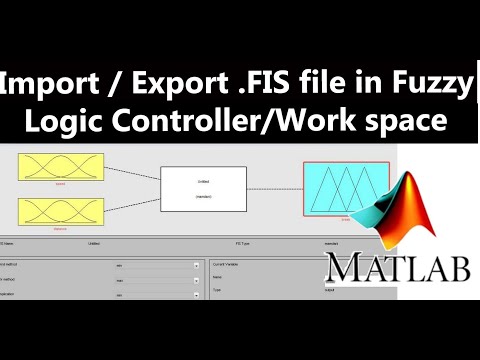 MATLAB Simulink의 퍼지 로직 컨트롤러에서 Fis 파일을 가져오는 방법 | Simulink에서 FIS 파일 열기