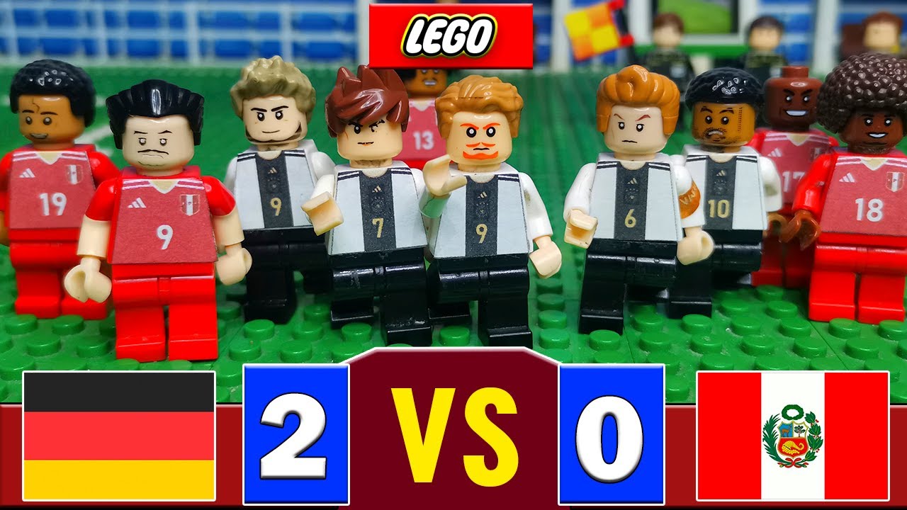 Perú 2 - 0 Croacia - LEGO Fútbol - Amistoso Internacional Rusia 2018 -  Resumen y Goles - Stop Motion 