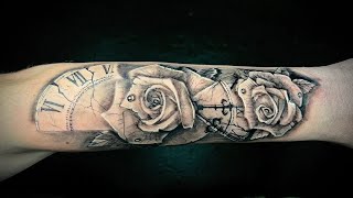 Tetovanie Kvetov Ruže Flowers Tattoo