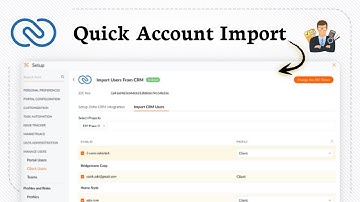How to Import Accounts In Zoho CRM (Simple Data Import)