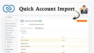 How to Import Accounts In Zoho CRM (Simple Data Import)