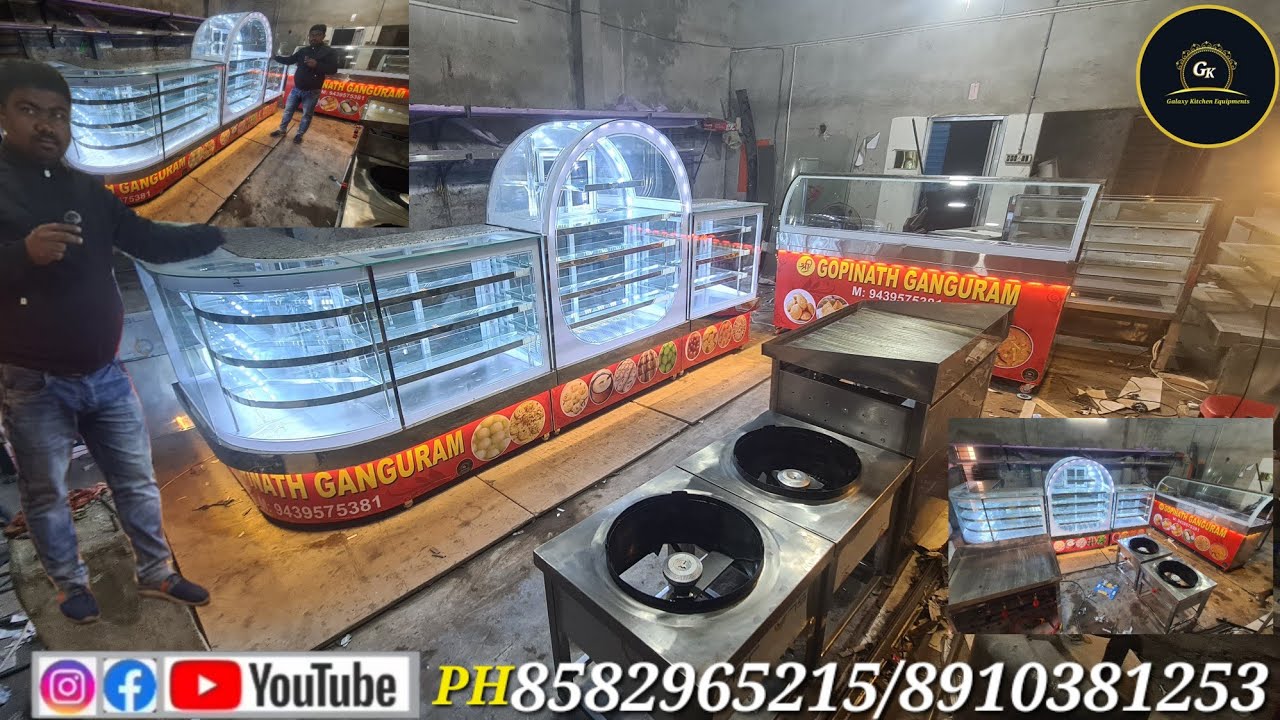 New Sweet Display Counter Zero Bakery Counter Manufacturers in Kolkata Call 8582965215/8910381253 