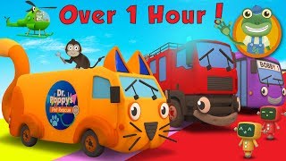 Andy The Animal Ambulance and More Trucks for Kids | Gecko's Garage