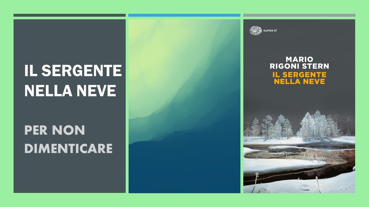 Mario Rigoni Stern e "Il Sergente nella neve" - YouTube