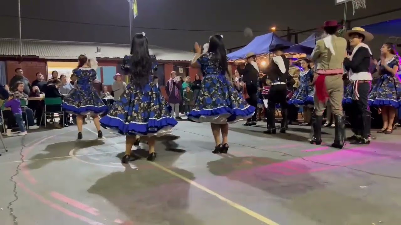 La resbalosa , baile chileno