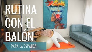 Ball exercises⎜get rid of back pain⎟ screenshot 5