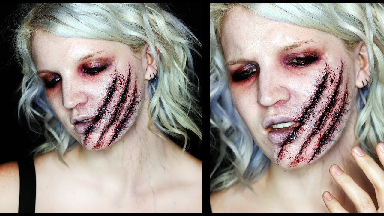 Poisoned Claws SFX Infected Wound Makeup Tutorial 31 Days Of