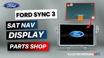 FORD SYNC 3 Sat Nav Touchscreen Faulty? Spare Parts & Tutorials, All Models, 2014-2021 Fixed!!