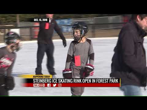 Video: Steinberg Ice Skating Rink sa Forest Park