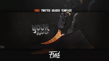 FREE CSGO Twitter Header TEMPLATE