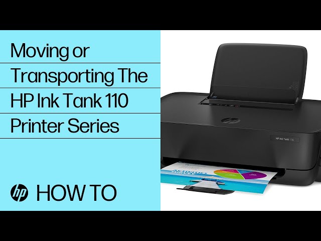 Unbox and Set Up the HP Ink Tank 110 Printer Series, HP Ink Tank