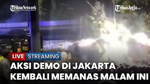 🔴 Demo di DPR dan Mako Brimob Kwitang Kembali Ricuh, Aparat Tembakan Gas Air Mata ke Arah Massa