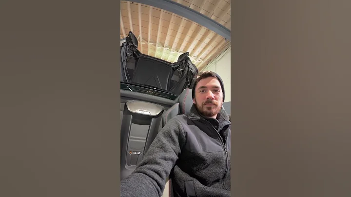 How to put the top down in a C8 Corvette Convertible #automobile #sportscar #luxury #cartok