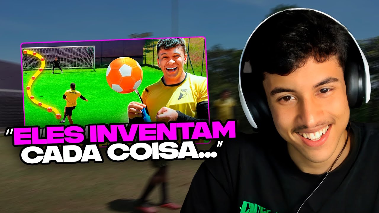REACT DO RENATINHO: @reversao - CHUTES COM GÁS HÉLIO NA BOLA DE CURVAS IMPRESSIONANTES 🥵😱