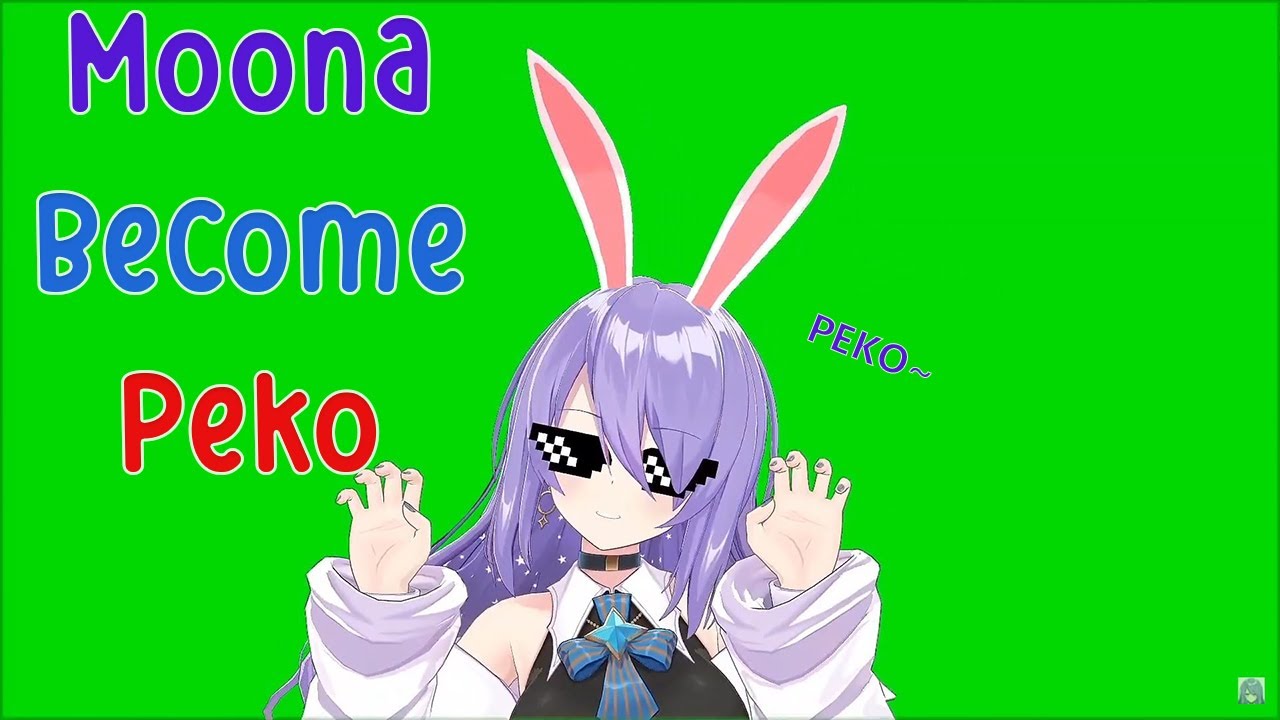 Moona Become Pekora in her 3D