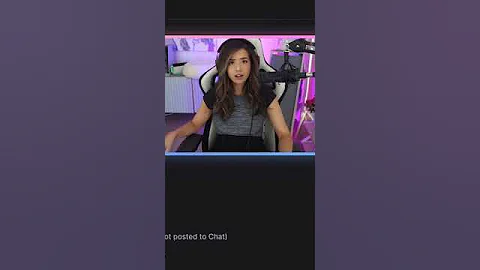 Pokimane dropped something!! #pokimane #shorts #streamer