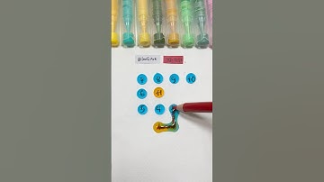 How to connect 1 to 10 with one line #drawing #art #quiz #shorts