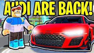 Official AUDI LICENSE Coming Back To Roblox Driving Empire!