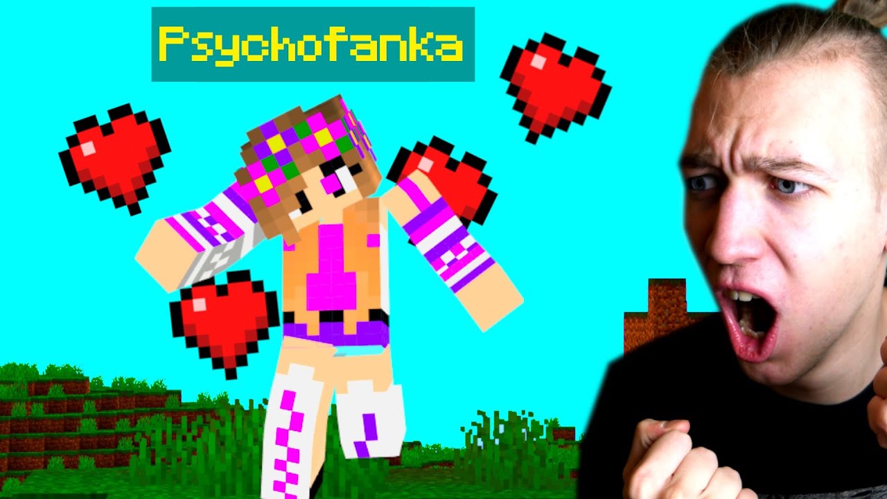 ONA UDAJE, ŻE JESTEŚMY RAZEM w Minecraft! (psychofanka)