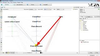 Demo of software tool: AutoETF-Case example: a vehicle gear-control software screenshot 1