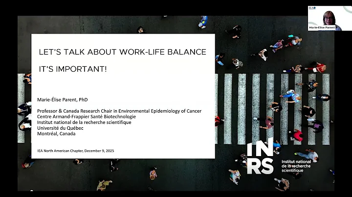 IEA North America webinar - An Epidemiologist’s Journey