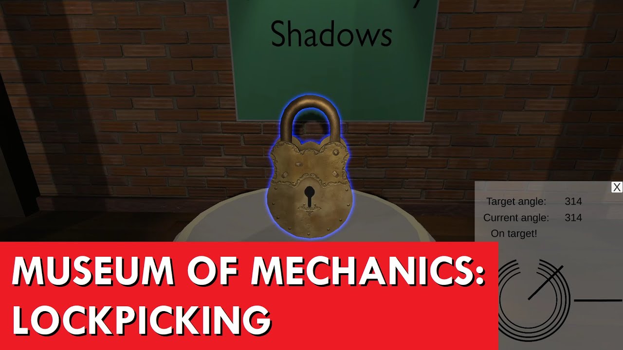 Museum of Mechanics: Lockpicking - a playable collection of lockpicking mechanics from other games!