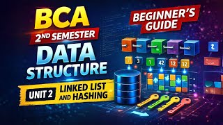 BCA | 2nd semester| Data Structure | Unit 2  Linked list and Hashing 