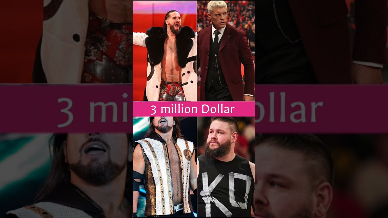 Top 5 WWE Highest paid Wrestlers Of 2023 