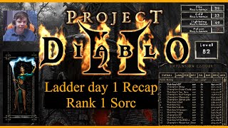 Recap of Day 1 Ladder (Project Diablo 2)