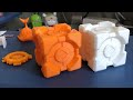 3D Печать - Любимый Кубик Компаньон из Игры PORTAL - Принтер Anycubic i3 Mega - Пластик DEXP PLA