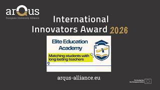 Elite Education Academy – Arqus International Innovators Awards 2026