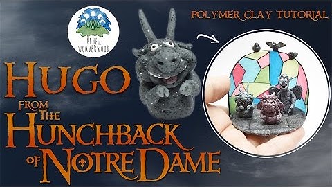 Hugo from The Hunchback of Notre Dame - Gargoyles Polymer Clay Tutorial