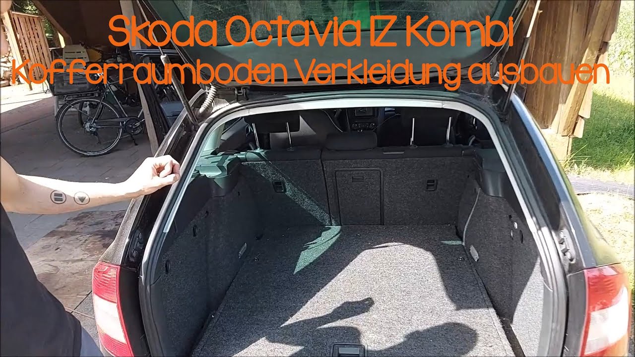 Skoda Octavia 1Z Kofferraumbodenverkleidung ausbauen 